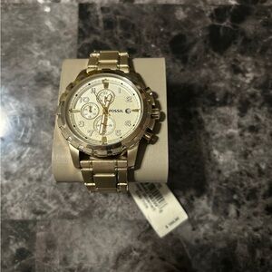 Fossil Men's Gold Chronograph Watch